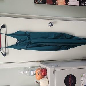 Green teal dress